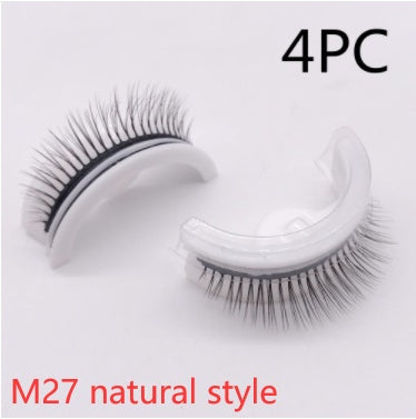 Reusable 3D Mink Lashes Natural False Eyelashes Self Adhesive Fake Glue Free Makeup Eyelash Extension Silk Reusable 3D Mink Lashes Natural False Eyelashes Self Adhesive Fake Glue Free Makeup Eyelash Extension Silk